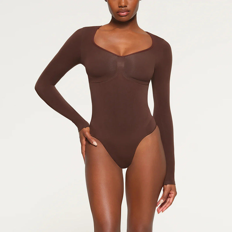 Body string gainant manche longue