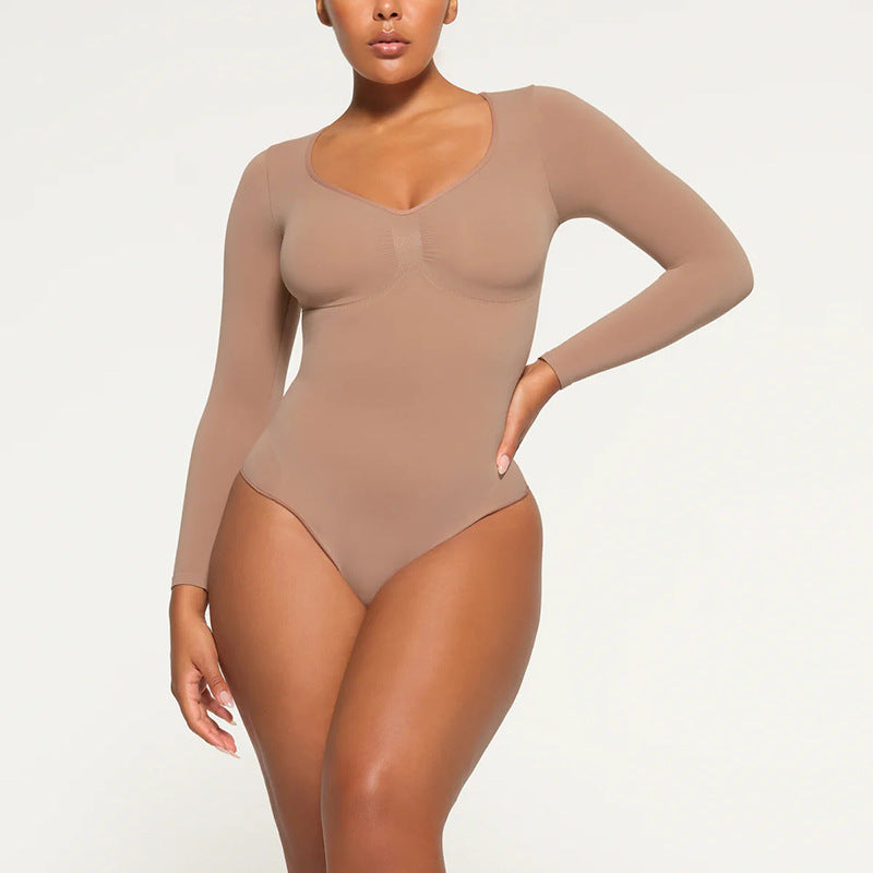Body string gainant manche longue