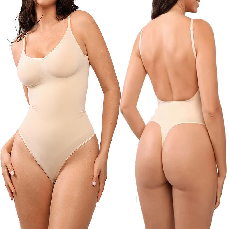 Body string ajusté à dos plongeant